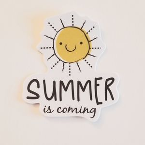 10/$10 Summer Is Coming Sticker
